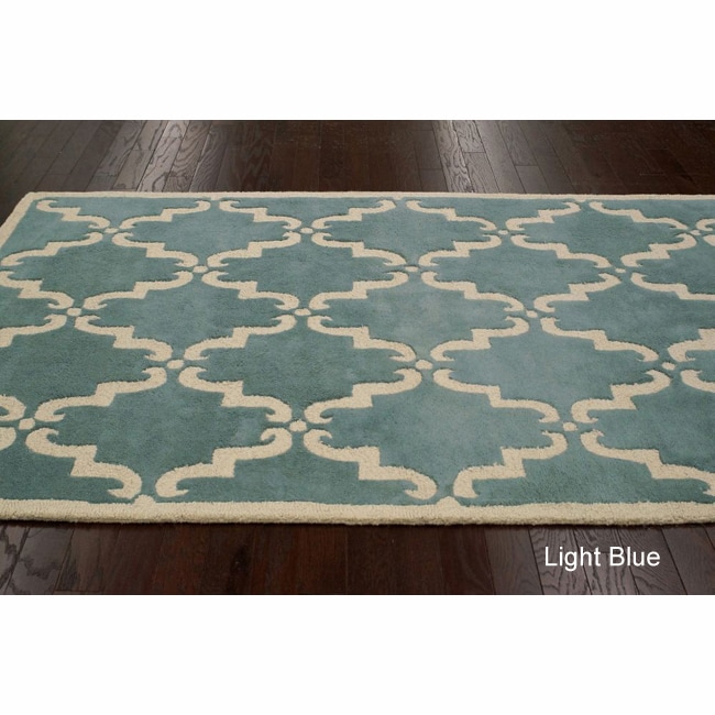 Nuloom Handmade Luna Marrakesh Trellis Wool Rug (5 X 8)