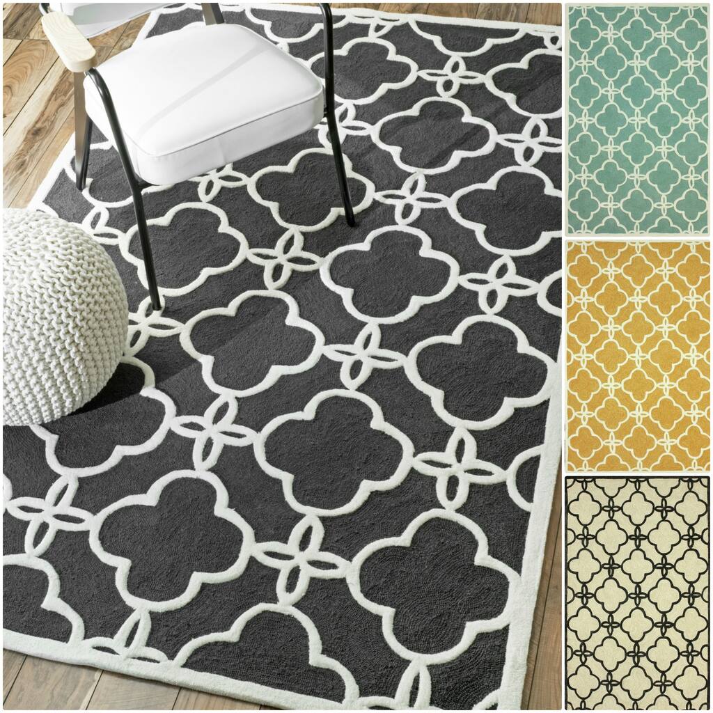 Nuloom Handmade Indoor / Outdoor Lattice Trellis Area Rug