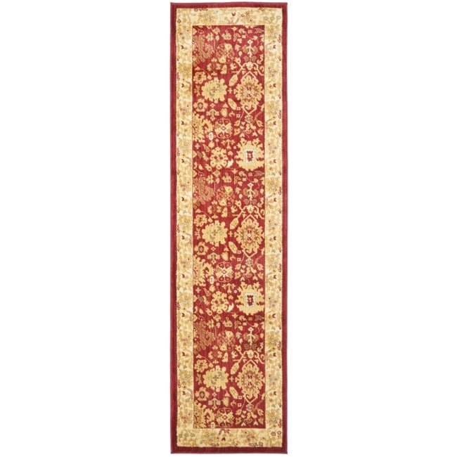 Oushak Red/cream Oriental Rug (23 X 8)