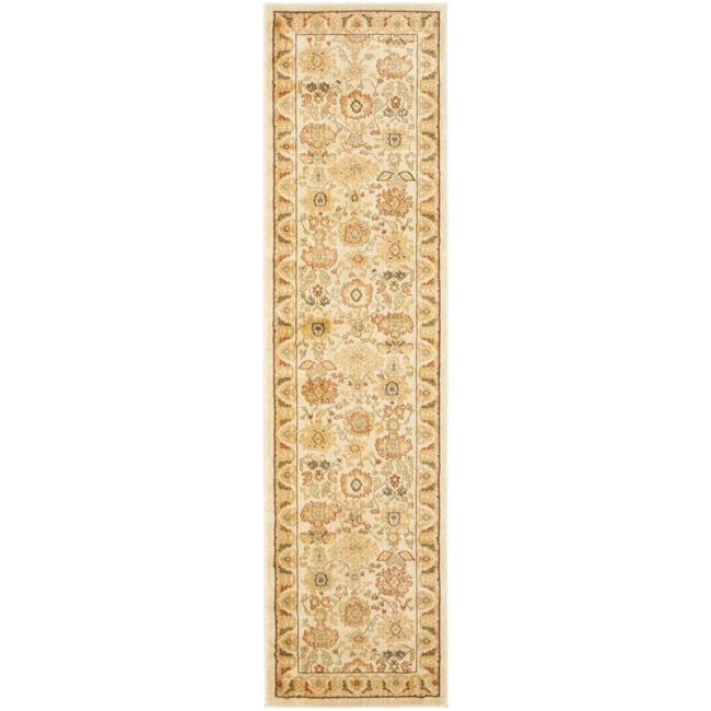 Oushak Cream/ Cream Rug (23 X 8)