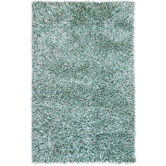 Hand woven Blue Area Rug (7 6 X 9 6)