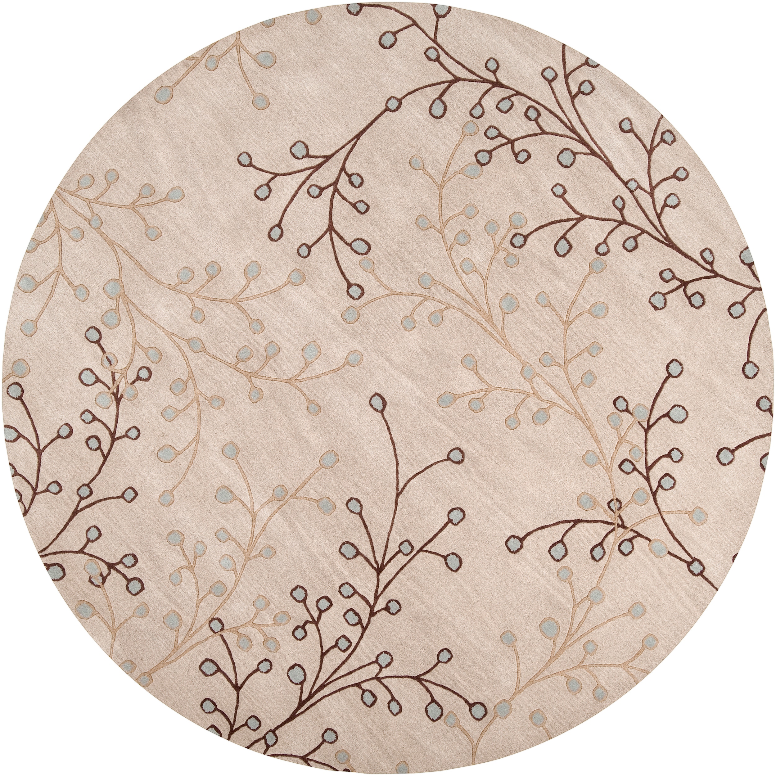 Hand Tufted Annabella Floral Wool Rug (99 Round)