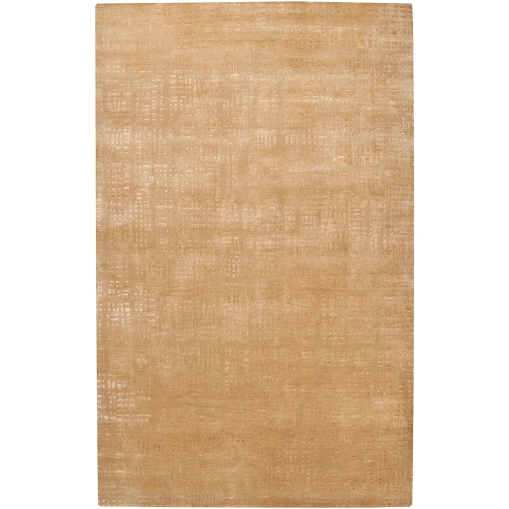 Hand Knotted Marriot Abstract Design Wool Area Rug - 5' x 8'
