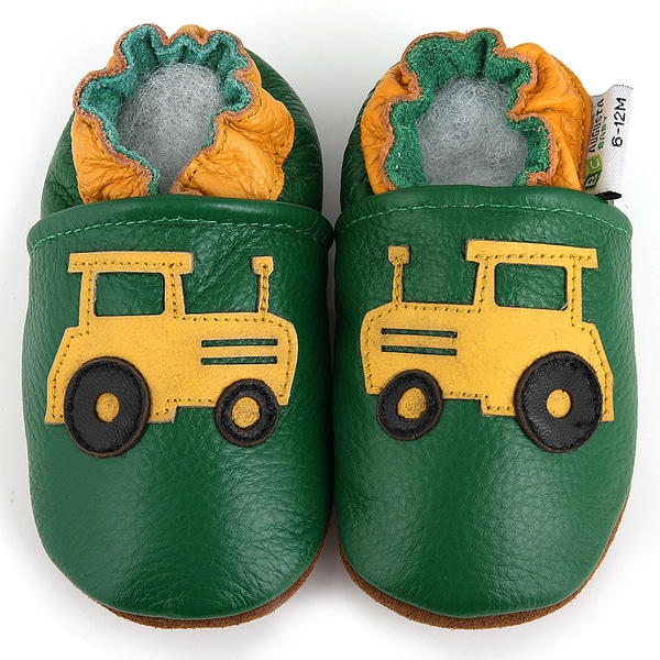 Tractor Leather Baby Shoes