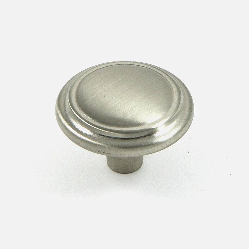 Stone Mill Hardware Satin Nickel Sidney Cabinet Knob (Pack of 5)
