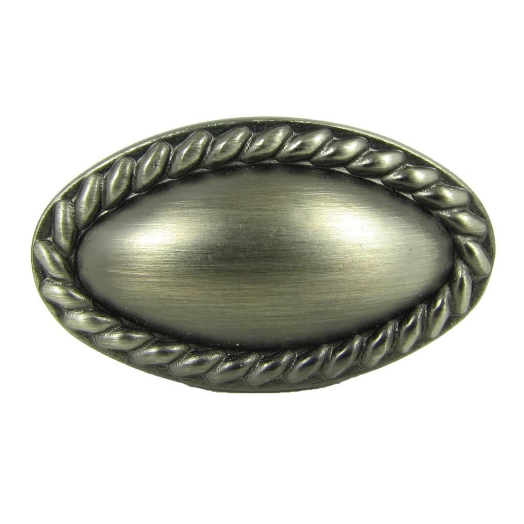 Stone Mill Hardware Weathered Nickel Austin Cabinet Knob (Pack of 5)