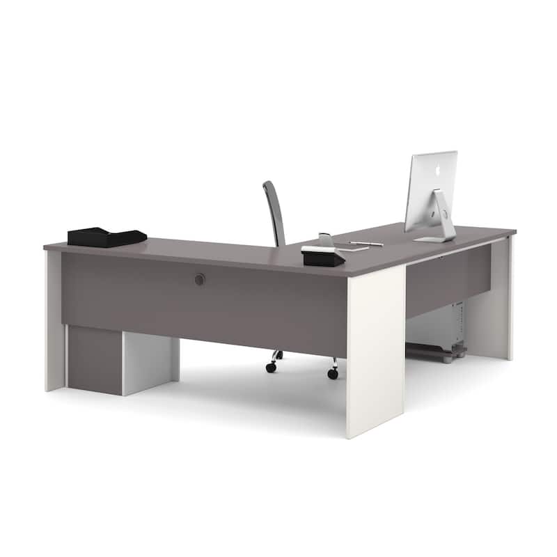 Bestar Connexion 72W L Shaped Desk with Storage Drawers