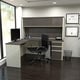 preview thumbnail 6 of 13, Bestar Prestige Plus L-shaped Workstation Desk with Hutch
