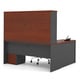 preview thumbnail 3 of 13, Bestar Prestige Plus L-shaped Workstation Desk with Hutch