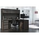 preview thumbnail 1 of 13, Bestar Prestige Plus L-shaped Workstation Desk with Hutch