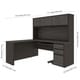 preview thumbnail 11 of 13, Bestar Prestige Plus L-shaped Workstation Desk with Hutch