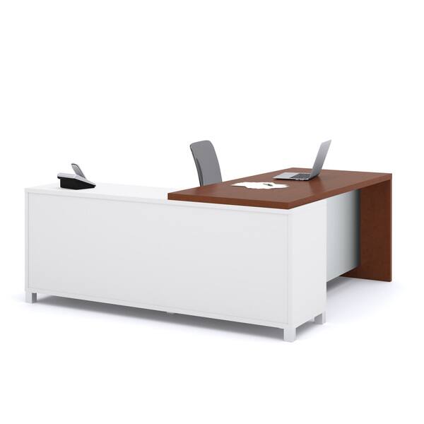 Shop Bestar Pro Linea L Shaped Workstation Desk Overstock 6443011