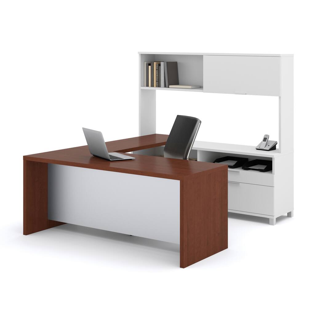 Bestar Pro-Linea U-shaped with Hutch