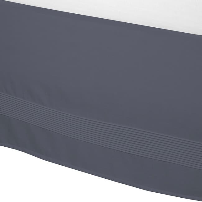Solid 15-inch Drop Pintuck Bedskirt