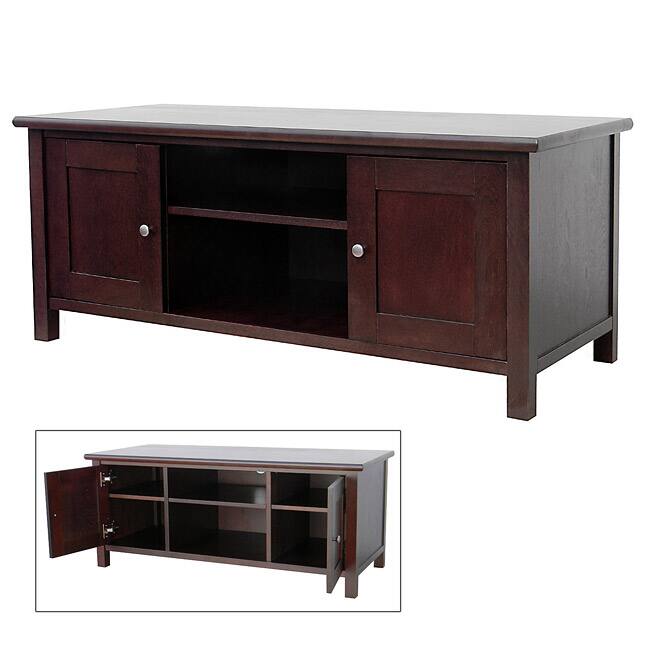 Austin Dark Birch TV Unit with 3 Shelves