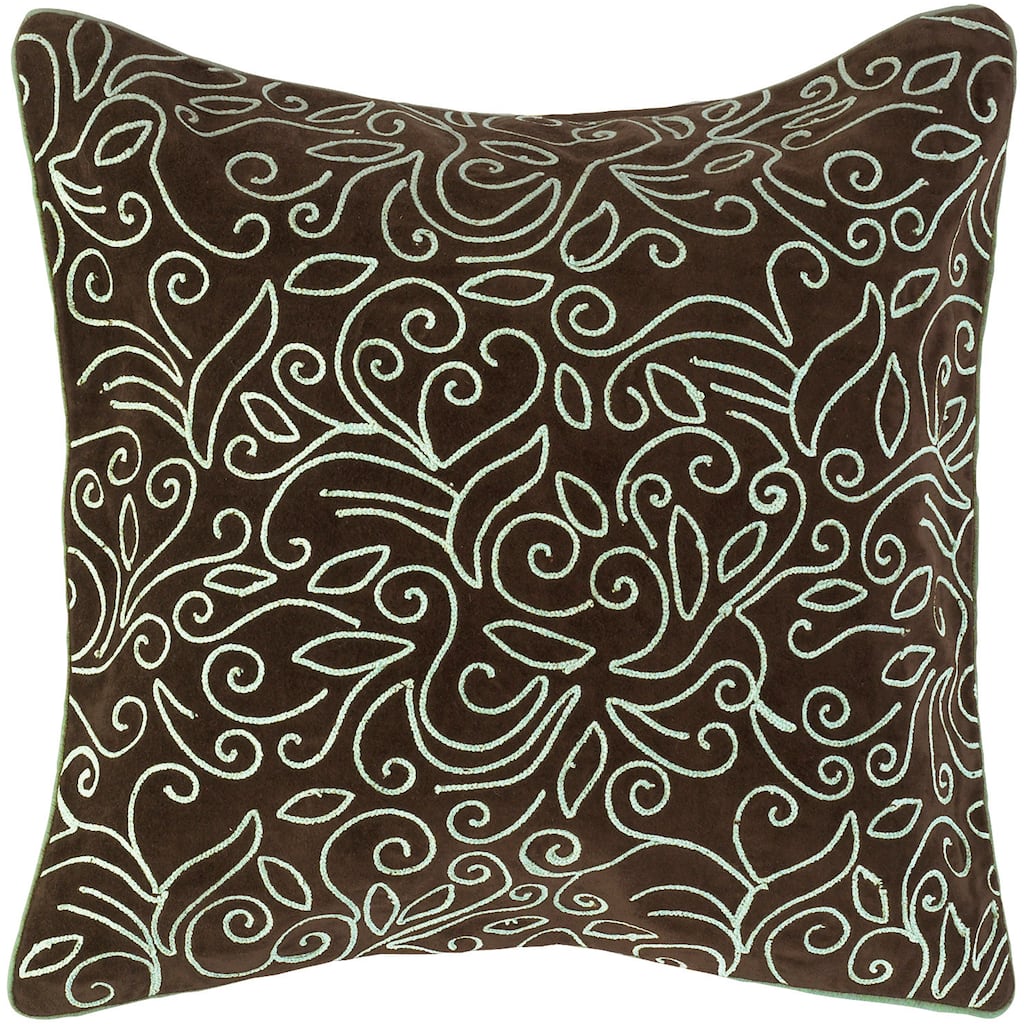 Genk Brown/Blue Decorative Pillow