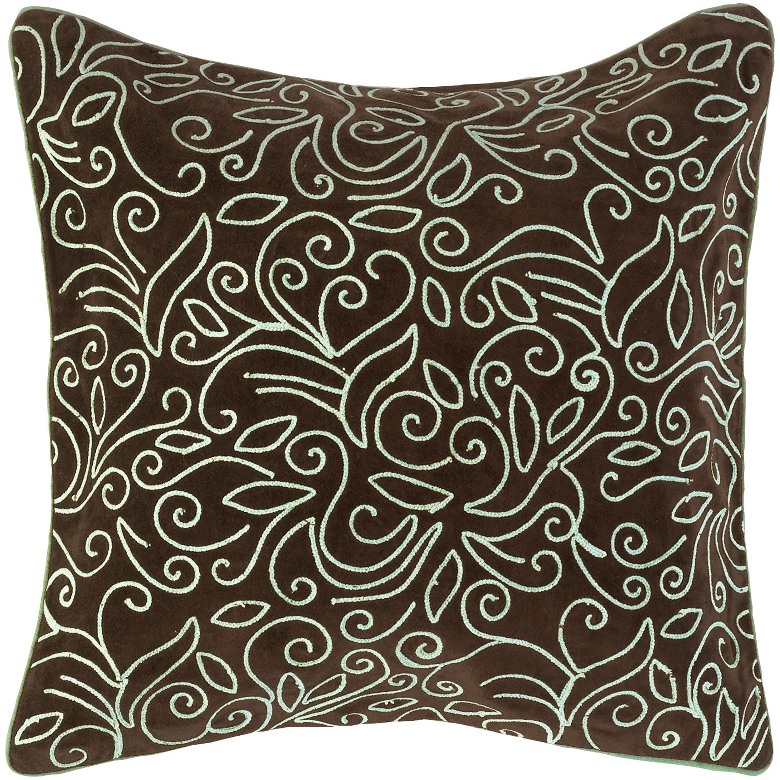 Genk Brown/Blue Decorative Pillow