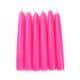 slide 2 of 20, 6-inch Taper Candles (Pack of 12) Hot Pink