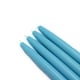 preview thumbnail 14 of 18, 6-inch Taper Candles (Pack of 12) Turquoise