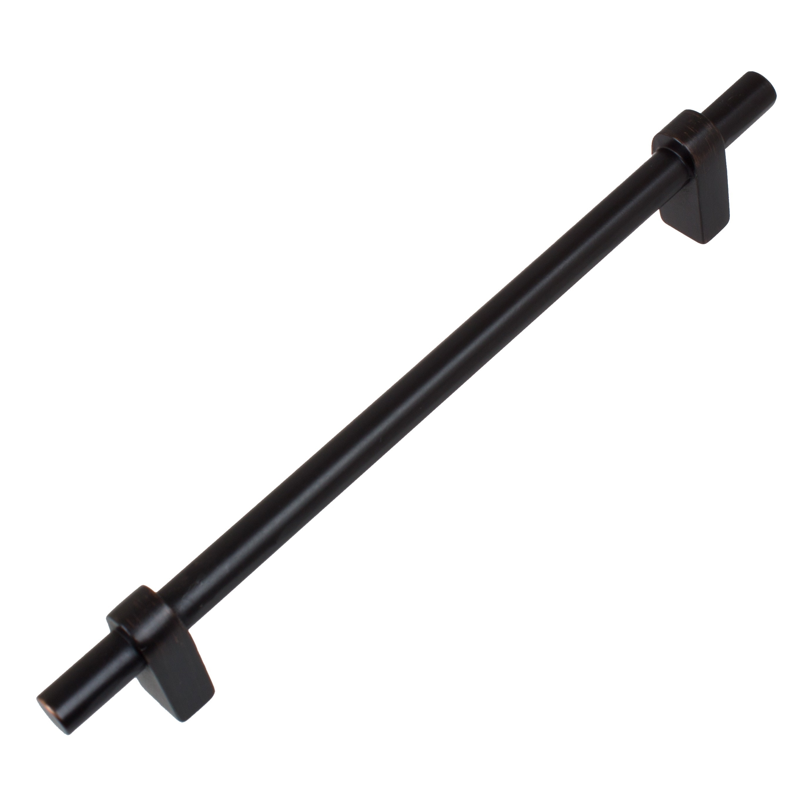 Gliderite 8 inch Oil Rubbed Bronze Zinc Euro T bar Cabinet Handle Bar Pulls (case Of 25)