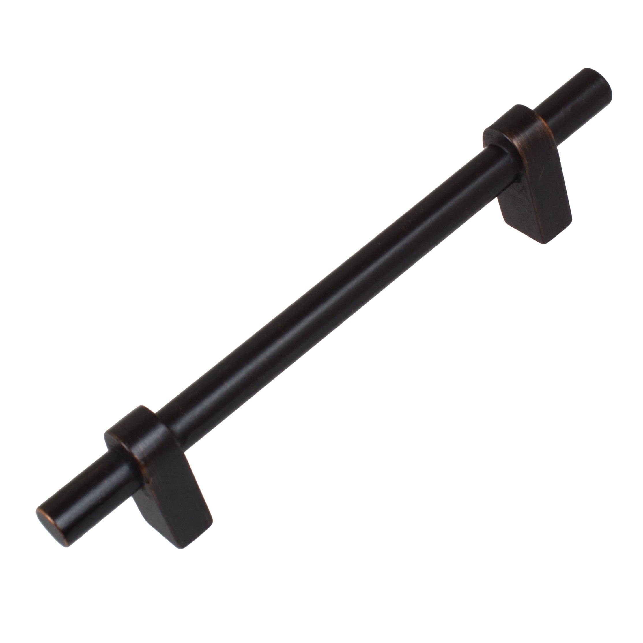 Gliderite 6 inch Oil Rubbed Bronze Zinc Euro T bar Cabinet Handle Bar Pulls (case Of 25)