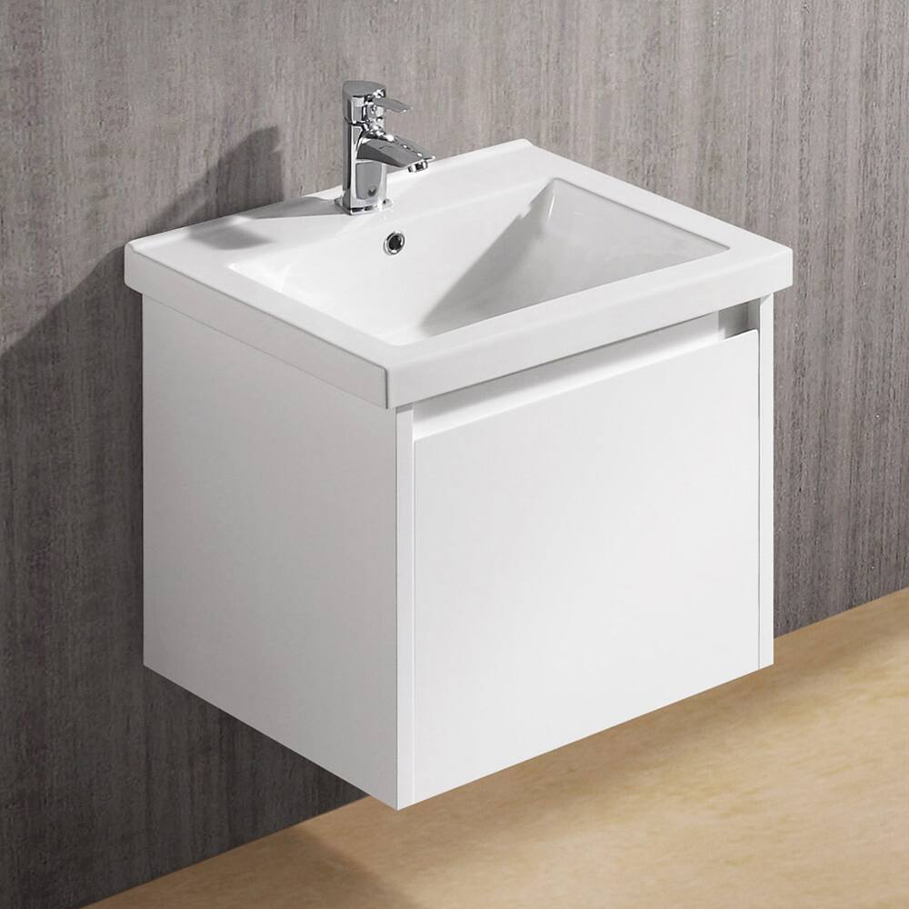Vigo 23-inch Bianca Single Bathroom Vanity - White