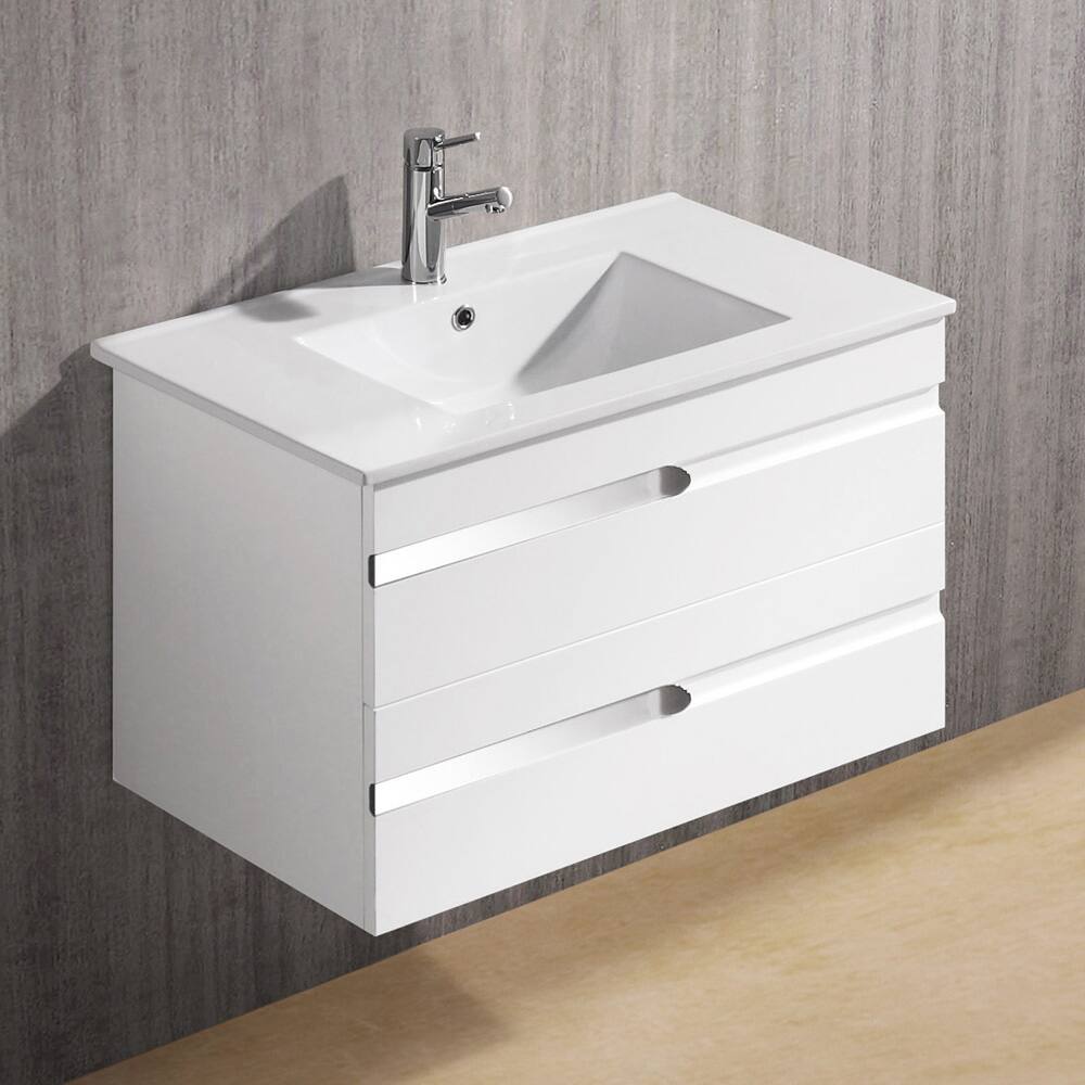 Vigo 32-inch Ethereal-Petit Single Bathroom Vanity - White