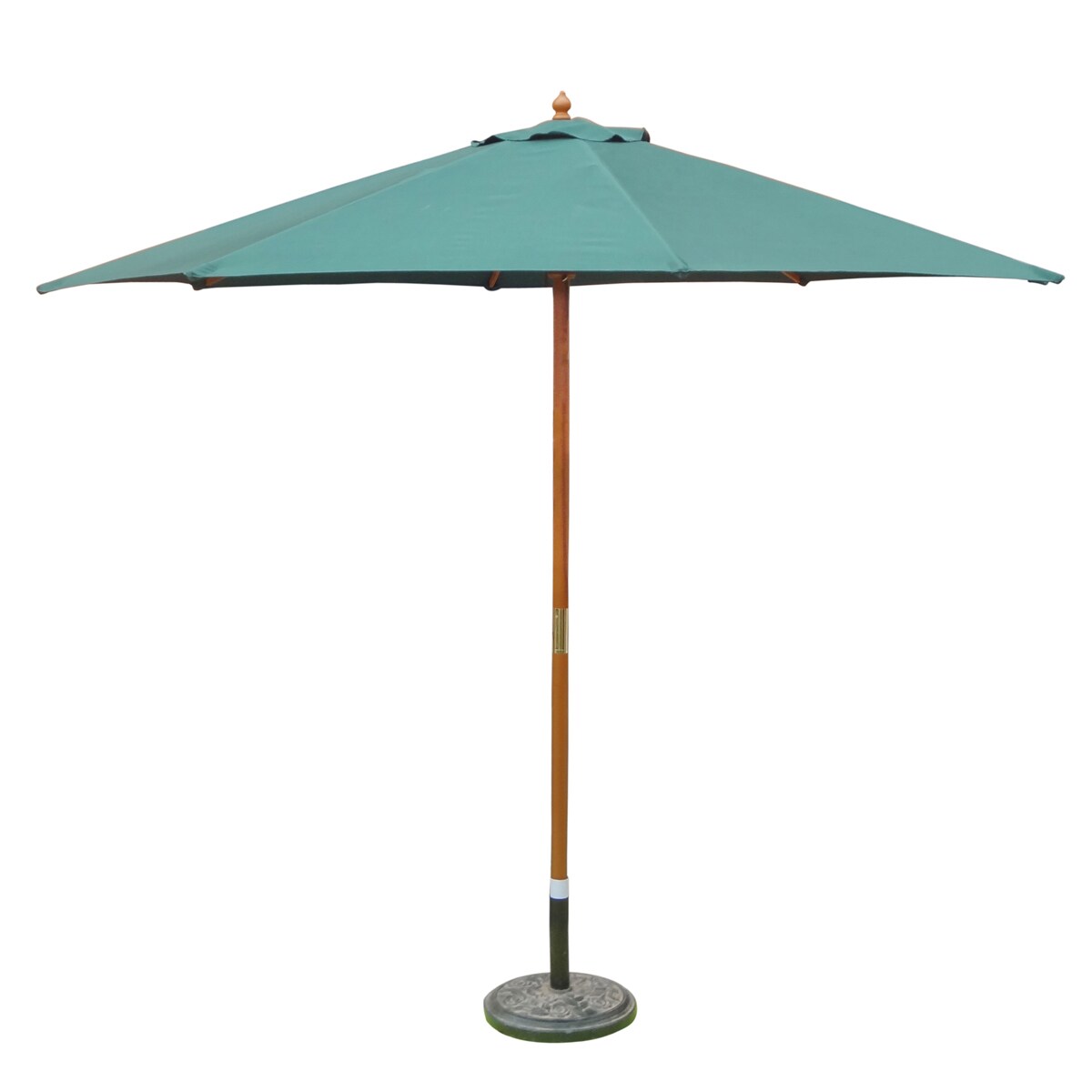 Shop Black Friday Deals On 10 Foot Wooden Patio Umbrella With Pulley Overstock 6445744