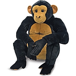 lifelike chimpanzee stuffed animal