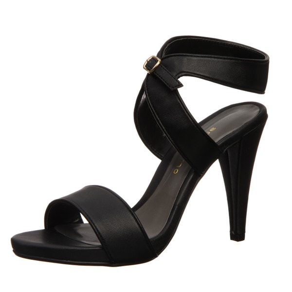 Ann Marino Women's 'Evans' Black Heels Heels