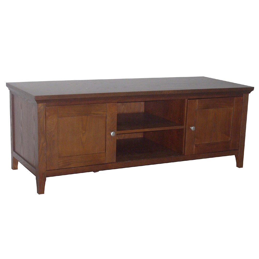 Fraser TwoDrawer Mahogany TV Stand Free Shipping Today 14049276