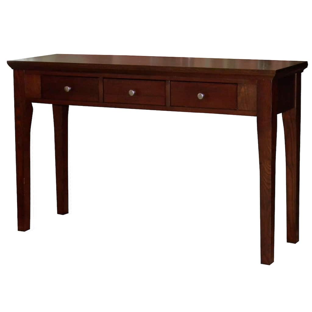 Fraser Three-Drawer Mahogany Console/Sofa Table