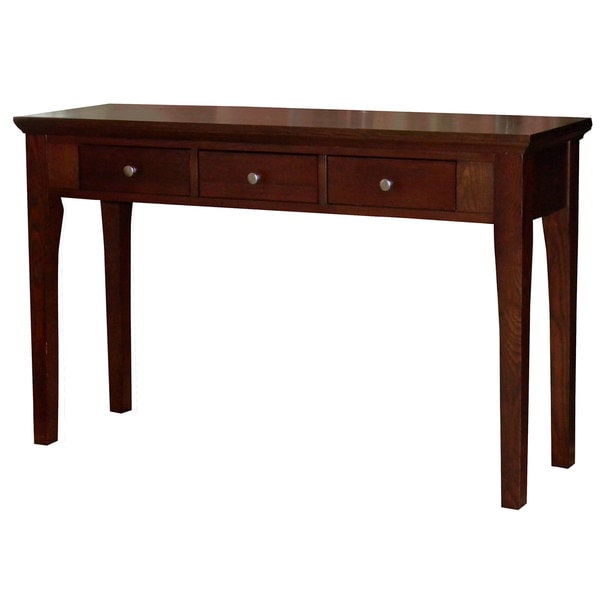 Fraser Three Drawer Mahogany Console/Sofa Table Coffee, Sofa & End Tables