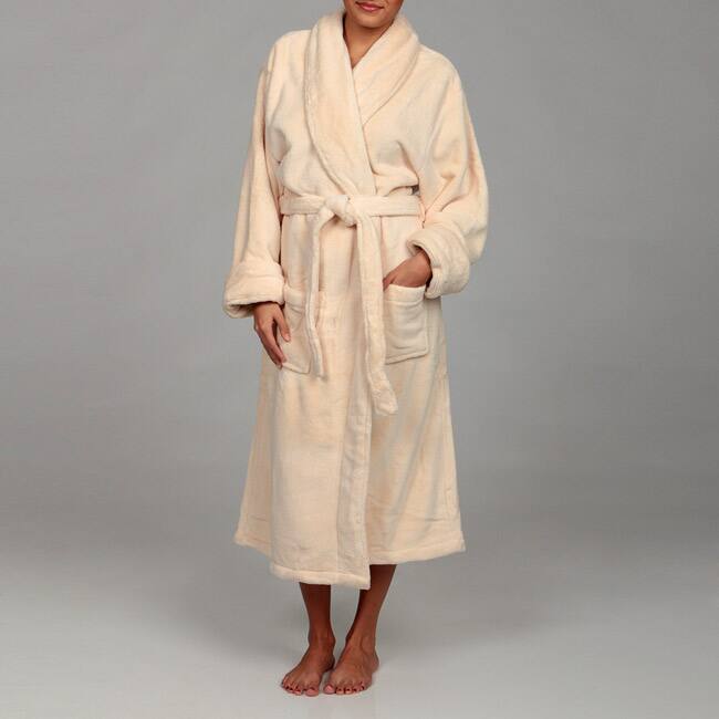 Woven Workz Unisex 'Boston' Oatmeal Microfiber Bath Robe