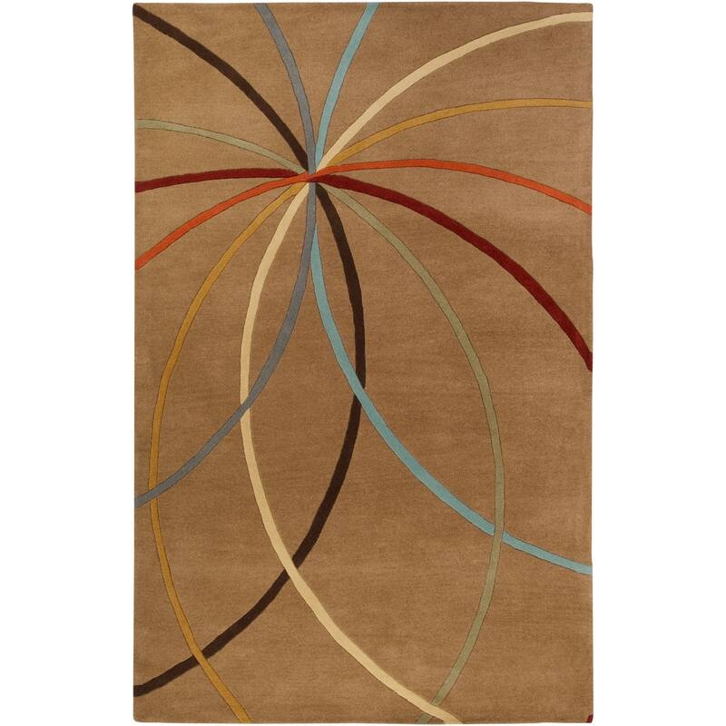 Chamba Handmade Transitional Wool Area Rug - Multi 7'6" x 9'6"