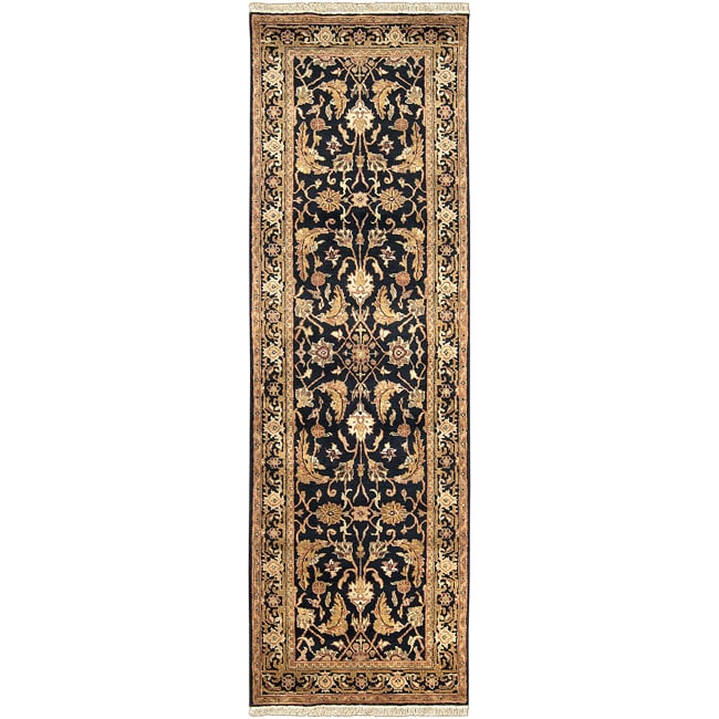 Hand Knotted Rila New Zealand Wool Rug (2'6 x 8')
