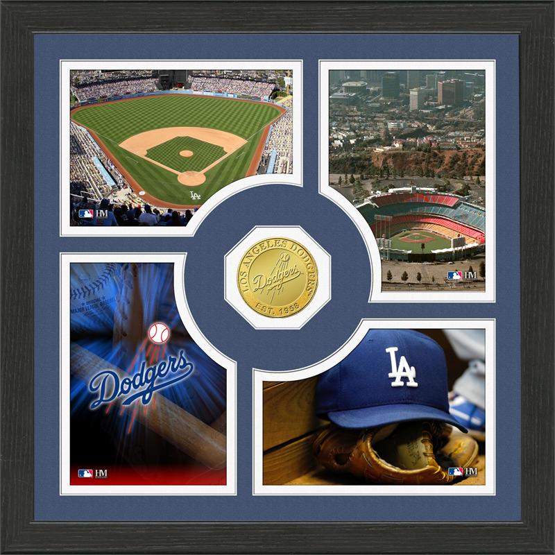Highland Mint Los Angeles Dodgers 'Fan Memories' Minted Coin Photo Frame