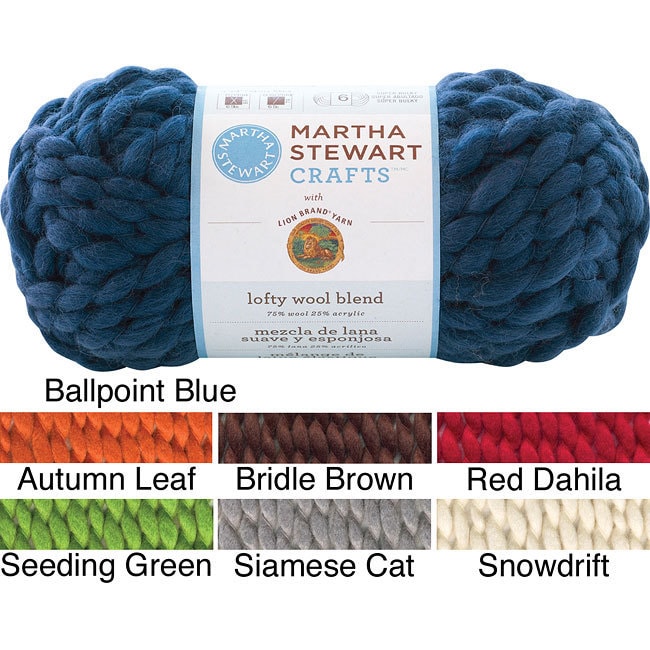 Lion Brand Martha Stewart Lofty Wool Blend Yarn - Bed Bath & Beyond -  6453040