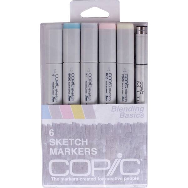 Copic Markers Blending Basics Sketch Marker And Multi Liner Pen Pack Of 6