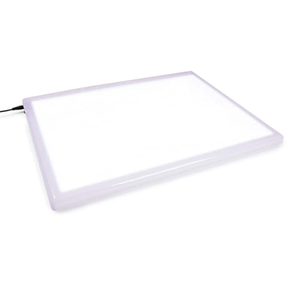 Copic Markers Comicmaster Led Lightbox (WhiteIncludes One (1) 50000 hour lampMaterials Plastic, electronicsSize 14.5 inches high x 19 inches wide x 0.75 inches deepWeight 7 poundsModel CMA3 14.5 inches high x 19 inches wide x 0.75 inches deepWeight 