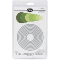 Sizzix Framelits Circle Die Cuts Package of 8