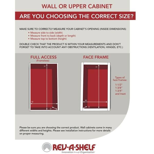 Shop Rev A Shelf 4asr 15 Adjustable Door Small Mounted Spice Rack