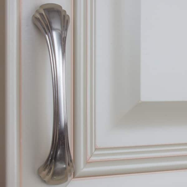 Shop Gliderite 4 5 Inch Satin Nickel Shell Cabinet Drawer Pulls