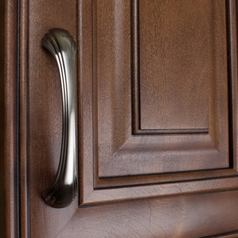 GlideRite 4.5-inch Satin Nickel Shell Cabinet Drawer Pulls (Pack of 25)