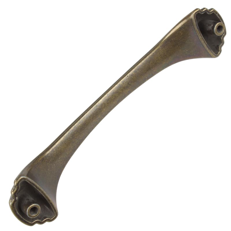 GlideRite 4.5-inch Antique Brass Shell Cabinet Drawer Pulls (Pack of 25)