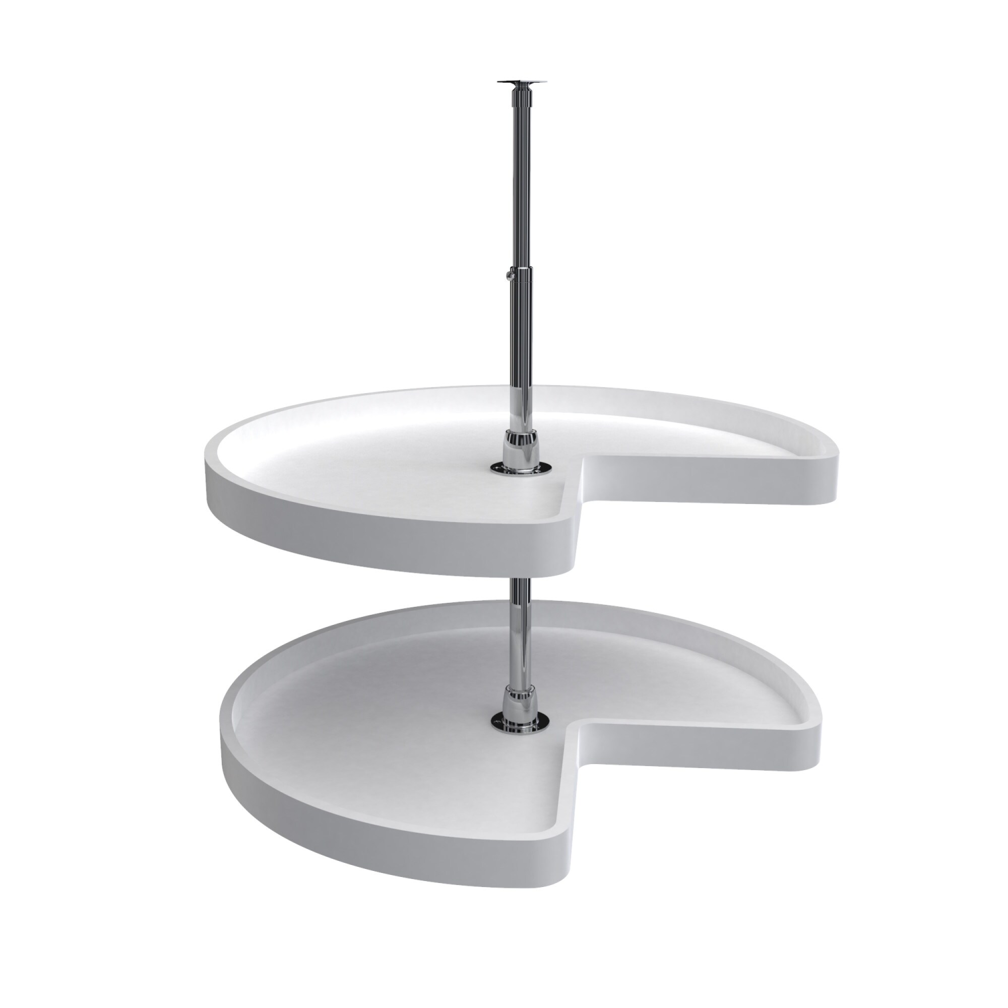 Shop Rev A Shelf 6472 28 11 52 Kidney Shaped 2 Tier 28 Inch Lazy