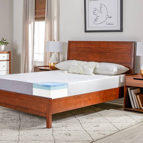Shop OSleep 8-inch Full-size Medium Firm Gel Memory Foam ...