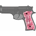 Hogue Pink Pearl Beretta 92 Polymer Grip Panels