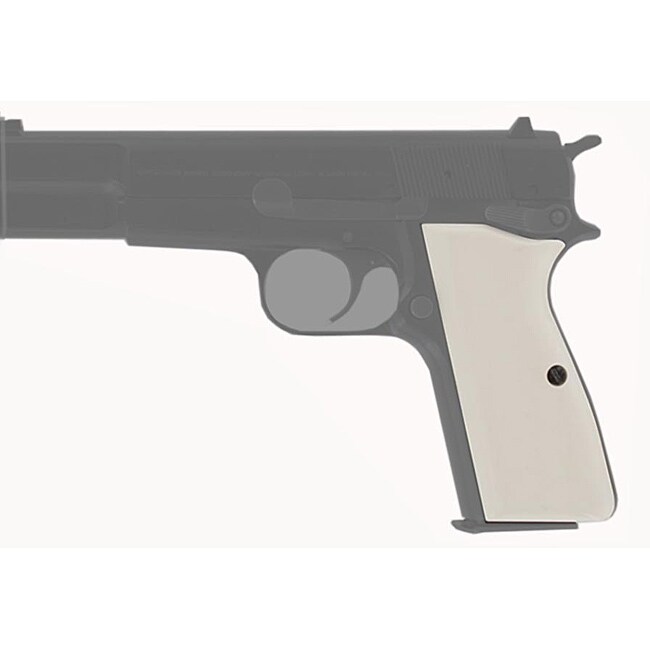 Hogue Ivory Browning HiPower Grip Panels Free Shipping Today