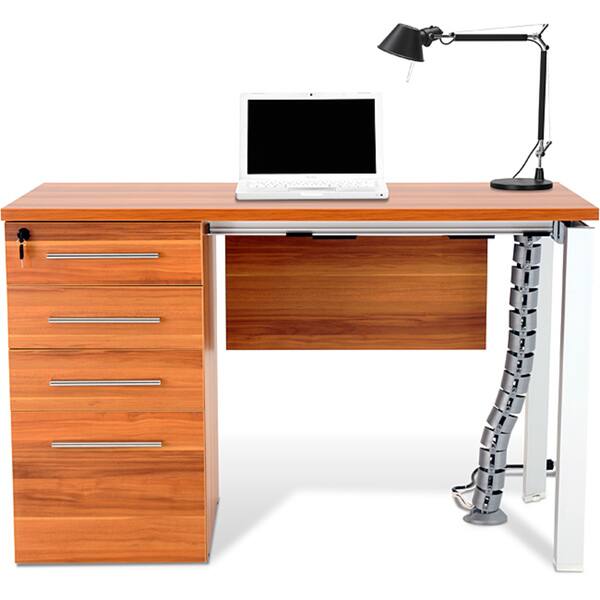 Shop Jesper Office Applewood Work Desk With Drawers Free